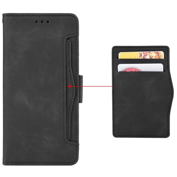 Flip case for Huawei Nova Y70 4G, Card Slot, black