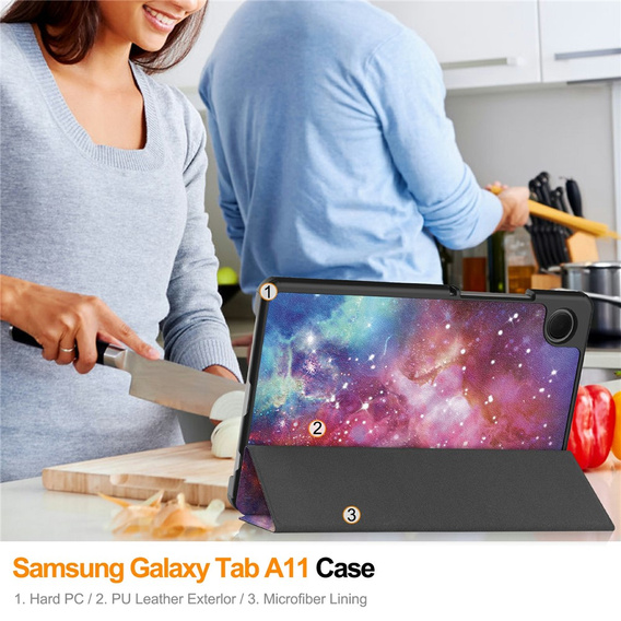 Smartcase with print for Samsung Galaxy Tab A11/A9