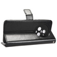 Flip case for Honor Magic 5 Pro, Crazy Horse Wallet, black