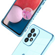 Case for Samsung Galaxy A13 4G, Electro heart, blue