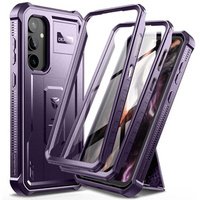 Armored case for Samsung Galaxy S23 FE, Dexnor Full Body (Two Frames), purple