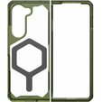 Urban Armor Gear Case for Galaxy Z Fold 5 5G, Plyo MagSafe, transparent / green