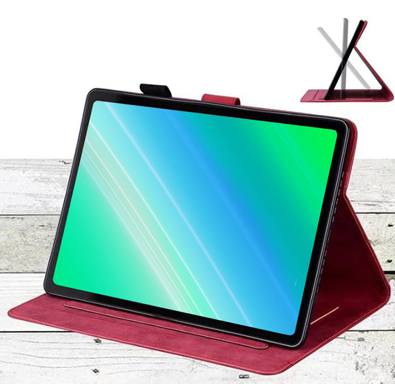Case for iPad 10.2" 2021/2020/2019 (9/8/7 gen.), with flap, animal, red