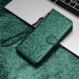 Flip case for Infinix Hot 40i, Wallet Rhombus, green