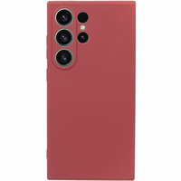 Case for Samsung Galaxy S24 Ultra, Silicone Lite, red