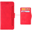 Flip case for Honor 90 Lite 5G, Card Slot, red
