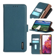 KHAZNEH RFID case for Xiaomi Poco F6, Litchi Texture, green
