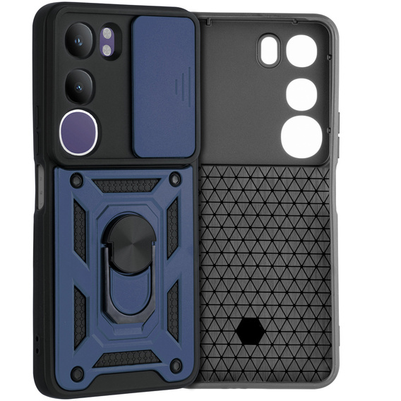 Case for Vivo V50 Lite 4G / 5G, CamShield Slide, blue