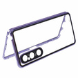 Case for Sony Xperia 1 V, Magnetic Dual Glass, purple