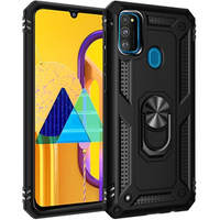 Armor Case for Samsung Galaxy M21, Nox Case Ring, black