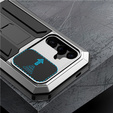 Armored case for Samsung Galaxy S24, R-JUST, silver