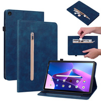 Case for Lenovo Tab M10 10.1 Gen 3, Wallet Pen Slot, blue