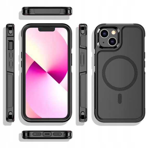 Case for iPhone 14, MagForce MagSafe, black