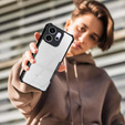 Case for Oppo Reno 14F, reinforced, transparent with black sides