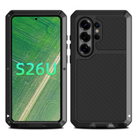 Armoured case with built-in glass for Samsung Galaxy S26 Ultra, black