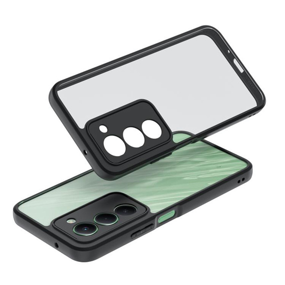 Case for Xiaomi Redmi 15 5G / 4G, with camera protection, transparent with black sides