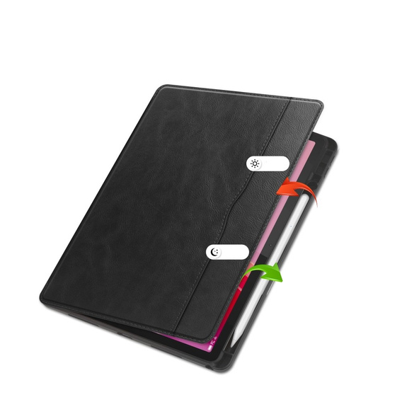 Case for Lenovo Tab M11, Business Card and Pen Slot, black