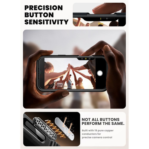 Supcase case for iPhone 17 Pro Max, IBLSN Ares Fip Magsafe, Black