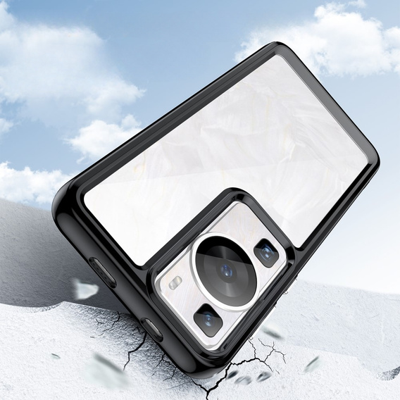 Case for Huawei P60 / P60 Pro, Fusion Hybrid, transparent / black