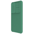 NILLKIN Case for Samsung Galaxy S24, Silicone CamShield Case for MagSafe, green