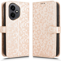 Flip case for Honor 400 5G, Wallet Rhombus, pink