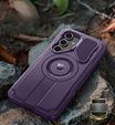 Armored case for Samsung Galaxy S24 FE, Dexnor Full Body (Two Frames), purple