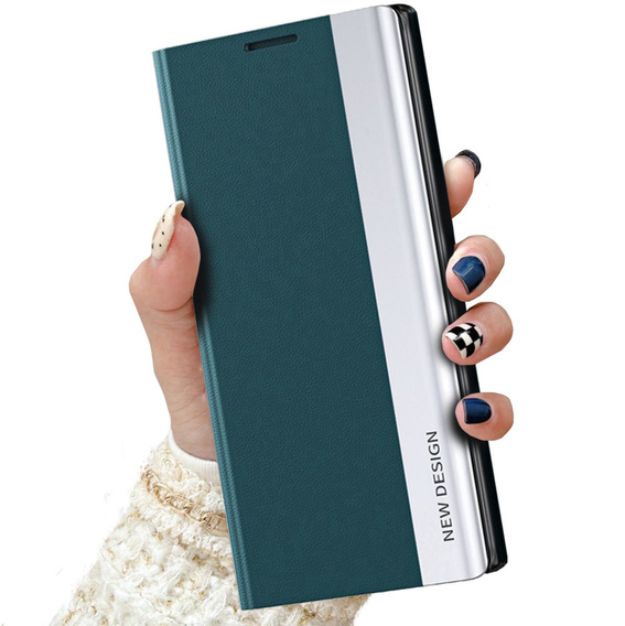 Flip case for Samsung Galaxy M23 5G / M13, Side Magnetic, green