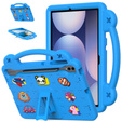 Children's case for Samsung Galaxy Tab S10+ Plus, Cute Patterns, with stand, blue