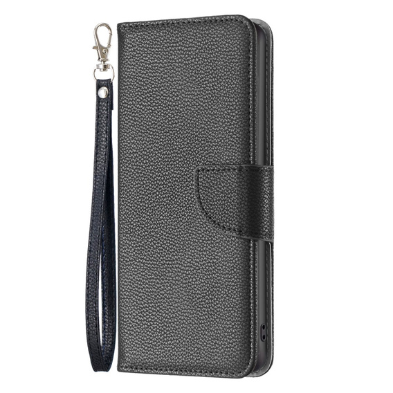 Flip case for Nokia G11 / G21, Litchi Wallet Case, black