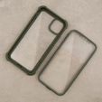 Case for iPhone 11, Dexnor Full Body Rugged, transparent / green