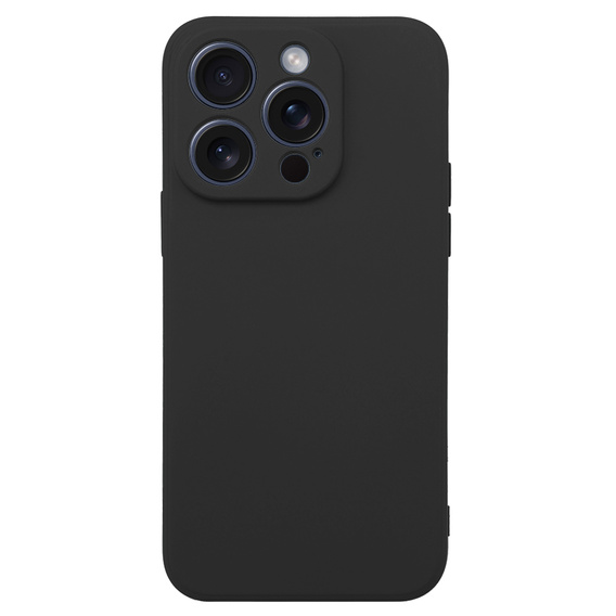 Case for iPhone 15 Pro, Silicone Lite, black