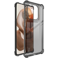 IMAK case for Motorola Edge 50 Ultra, Dropproof, transparent / black