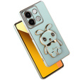 Case for Xiaomi Redmi Note 13 5G, Rabbit, green + 9H Tempered Glass