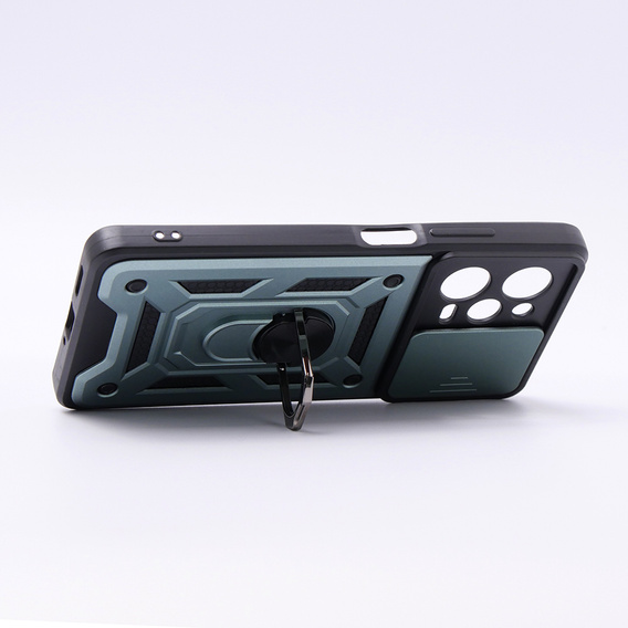 Case for Xiaomi Poco X5 Pro 5G, CamShield Slide, green