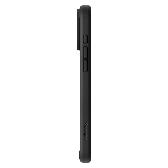 Spigen case for iPhone 16 Pro, Ultra Hybrid, black + 9H Tempered Glass