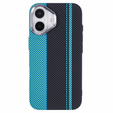 MagSafe's iPhone 16 Case, Carbon Fiber, black / blue