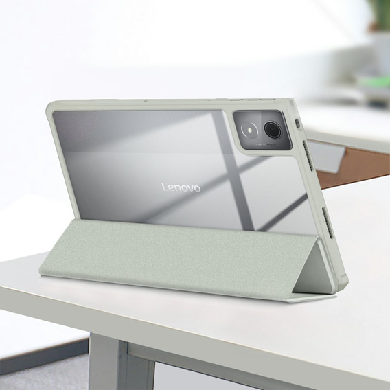Case for Lenovo Tab K11 Plus, Smartcase Hybrid, with stylus space, grey