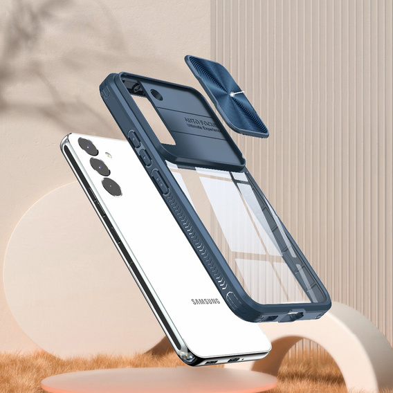 Case for Samsung Galaxy A34 5G, Slide Camera, blue