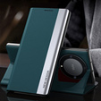 Flip case for Honor Magic 5 Lite, Side Magnetic, green