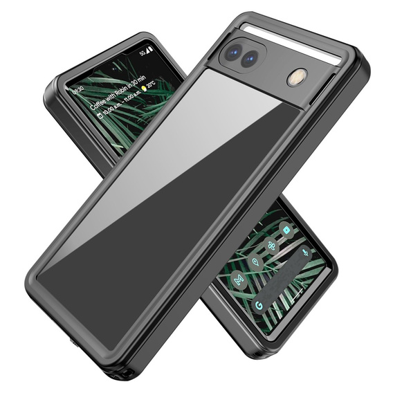 IP68 Waterproof Case for Google Pixel 6a, Redpepper, black