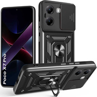 Case for Xiaomi Poco X7 Pro 5G, CamShield Slide, black