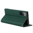 Leather case for Samsung Galaxy S20 FE, ERBORD Grain Leather, green
