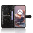 Flip case for Motorola Moto G86 Power 5G, Wallet Rhombus, black