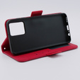 Flip case for Motorola Moto G54 5G, Card Slot, red