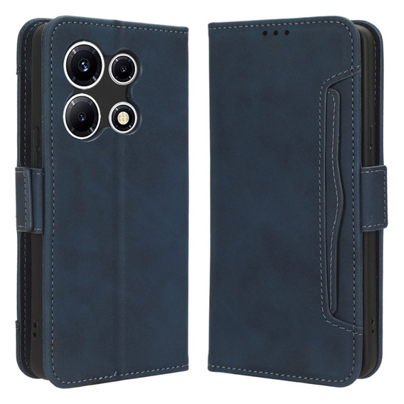Flip case for Infinix Note 30 VIP, Card Slot, dark blue