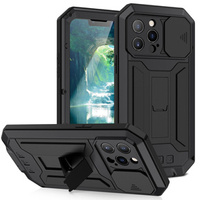 Case for iPhone 13 Pro, R-JUST CamShield Slide, armoured, black