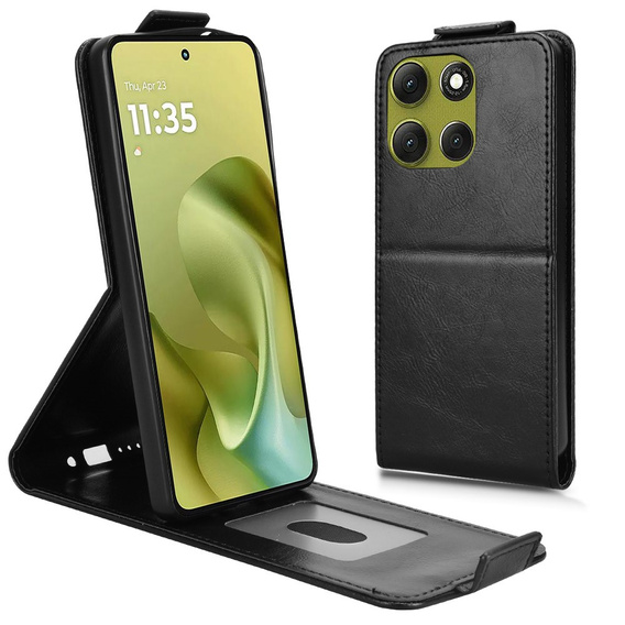 Flip case for Xiaomi Redmi 15 5G / 4G, Flip Case, black