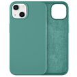 Case for iPhone 14, Silicone Lite, green