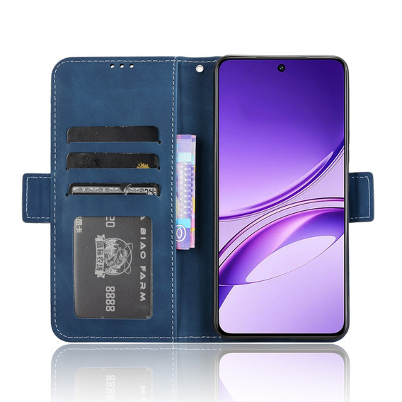 Flip case for Vivo V50 Lite 4G / 5G, Card Slot, dark blue