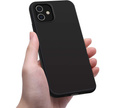 Case for iPhone 12 Pro Max, Silicone Lite, black